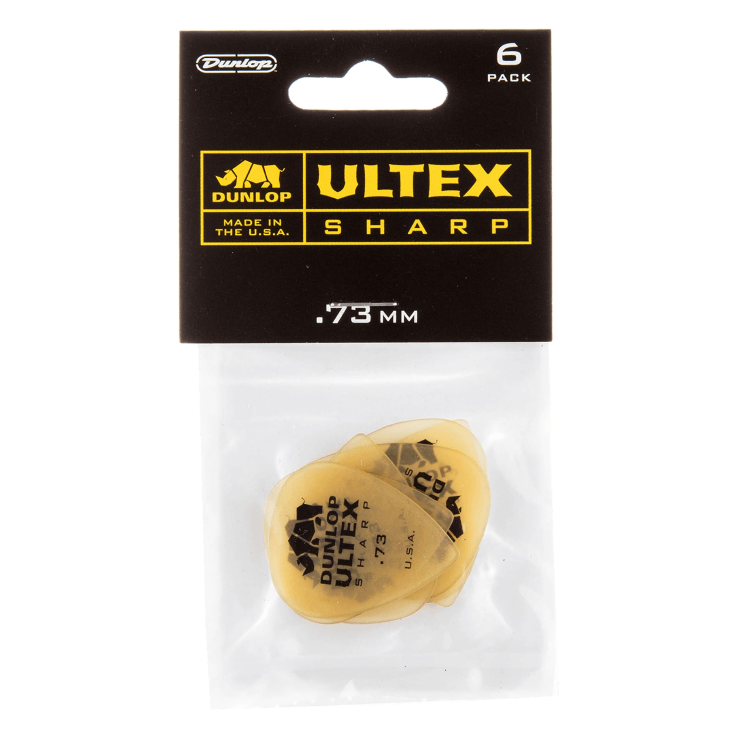 Amazon.com: Jim Dunlop Ultex Sharp Pick .73MM - 6 Pack